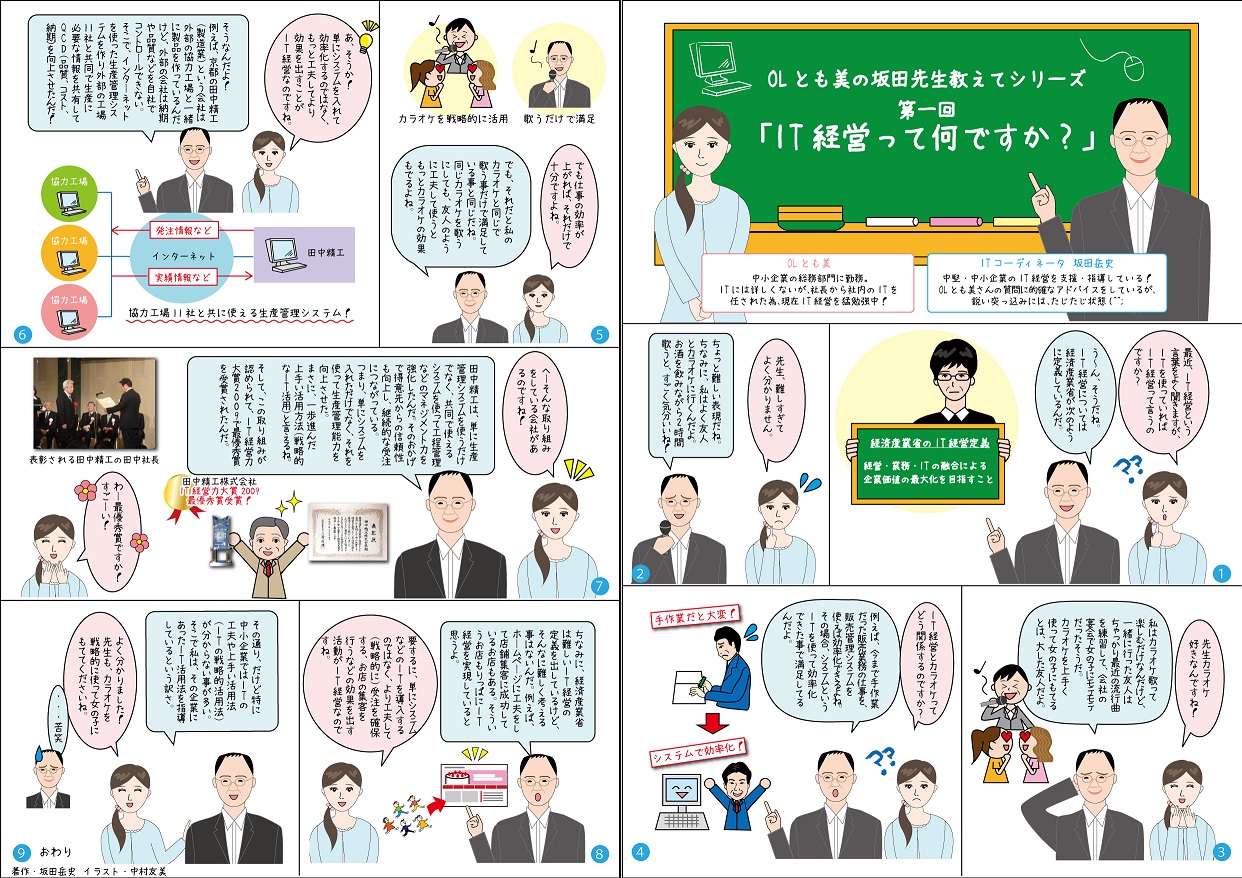 It経営をイラストで優しく解説 第1回 It経営って何 中小企業のための It経営 Ai活用ポータルサイト 京都 大阪のit経営なら Itコーディネータの坂田岳史にお任せ
